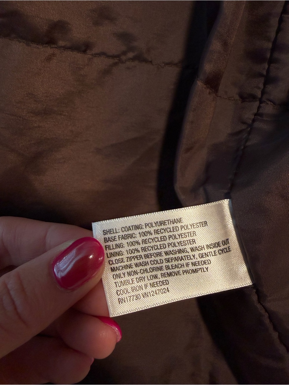Wild fable brown leather jacket - Picture 6 of 8